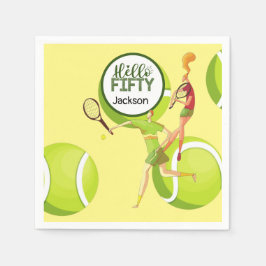 Servilleta De Papel 50 Aniversario del Tenis