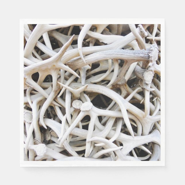 Servilleta De Papel 50 Antlers Elk de servilletas de papel (Anverso)