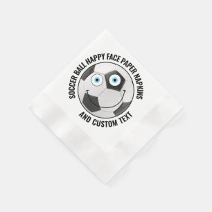 Servilleta De Papel 50 Personalizados del partido temático del fútbol