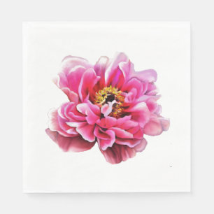 Servilleta De Papel 50 servilletas de papel - Peony rosado
