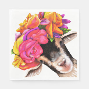 Servilleta De Papel 50 servilletas de papel - Posey the Goat