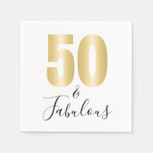 50 y fabulosa fiesta de cumpleaños