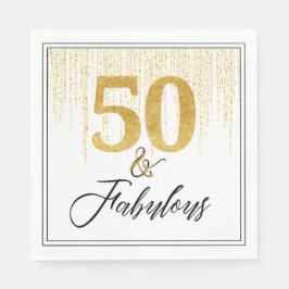 Servilleta De Papel 50 y fabuloso con oro