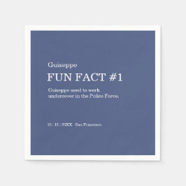 Servilleta De Papel 50 y fabuloso hecho de cumpleaños número 50