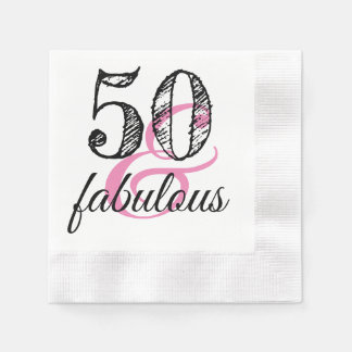 Servilleta De Papel 50 y fabuloso periódico de cumpleaños