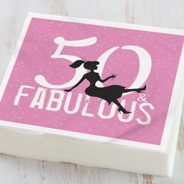 Servilleta De Papel 50 y Fabuloso Personalizado Rosa (Subido por el creador)