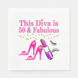 SERVILLETA DE PAPEL 50 Y FABULOUS DIVA
