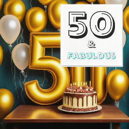 Servilleta De Papel 50 y las fabulosas toallas de papel de cumpleaños