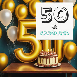Servilleta De Papel 50 y las fabulosas toallas de papel de cumpleaños