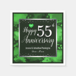 Servilleta De Papel 55.º Aniversario Boda