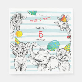 Servilleta De Papel 5.º Aniversario Fiesta Papel Napkin