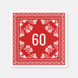 Servilleta De Papel 60.ª Banda Roja