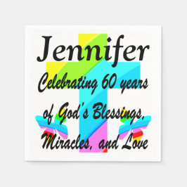 SERVILLETA DE PAPEL 60.º NAPÓN CRISTIANO PERSONALIZADO