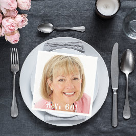 Servilleta De Papel 60 años hola 60 mujeres de foto