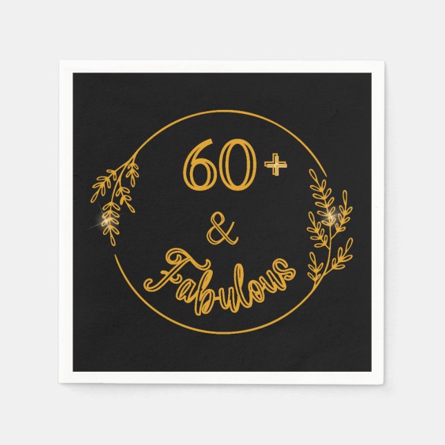 Servilleta De Papel 60 y fabuloso  (Anverso)