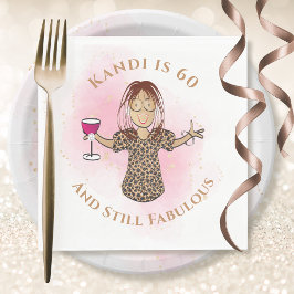 Servilleta De Papel 60 y fabuloso cumpleaños número 60 de afroamerican