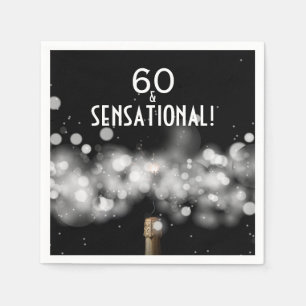 Servilleta De Papel 60 y servilletas Fiestas sensacionales de champán
