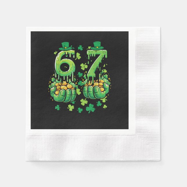 Servilleta De Papel 6 7 St Patricks Day (Anverso)
