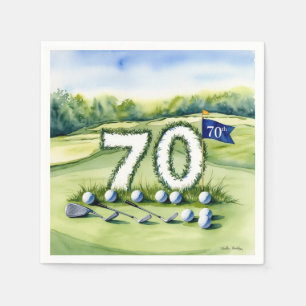 Servilleta De Papel 70 Aniversario del Golf