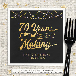 Servilleta De Papel 70 años de retro en la creación de luces