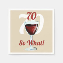 70 Entonces, qué motivo de cumpleaños 70 del vino