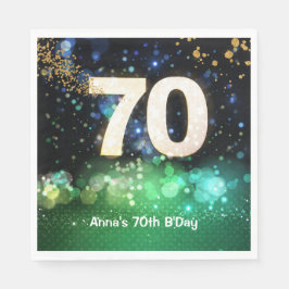 Servilleta De Papel 70th Birthday Party