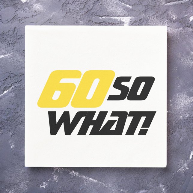 Servilleta De Papel 80.º cumpleaños 80 Entonces qué / Fiesta motivacio (Subido por el creador)