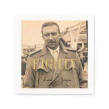 80.º cumpleaños Foto Hombre Cumpleaños Moderno