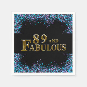 Servilleta De Papel 89 cumpleaños