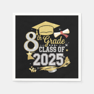 Servilleta De Papel 8.º Grado De Graduación De 2025