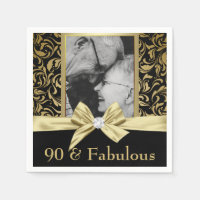 90 y fabuloso damasco de oro 90 cumpleaños