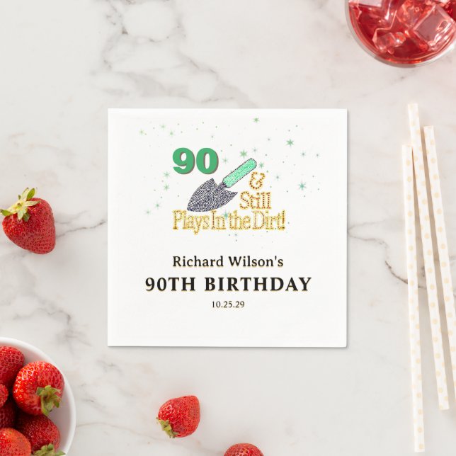 Servilleta De Papel 90 y todavía se juega en el cumpleaños sucio perso (In situ)