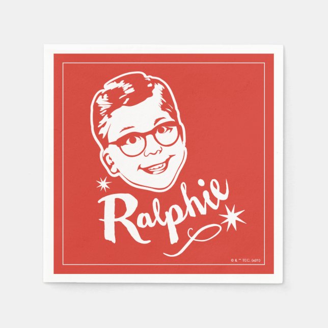 Servilleta De Papel A Christmas Story | Ralphie (Anverso)