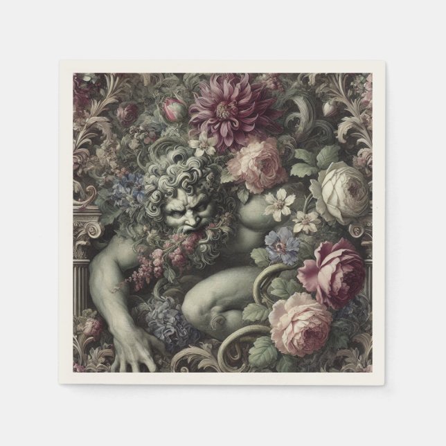 Servilleta De Papel 🎭 A Colossal Comedy – Gothic Victorian (Anverso)