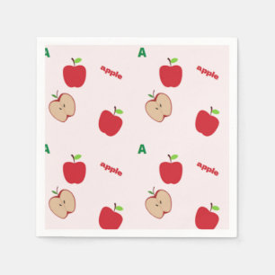 Servilleta De Papel A es para manzana rosa