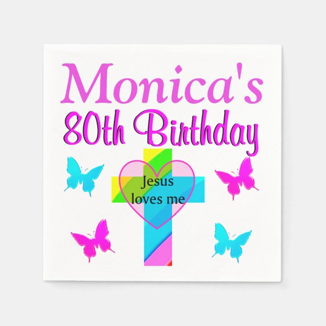 SERVILLETA DE PAPEL A JESÚS LE ENCANTAN ESTOS NAPKINS PERSONALIZADOS D (Anverso)