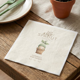 Servilleta De Papel A Little Sprout Baby Shower