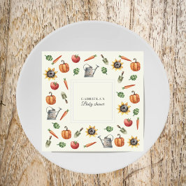 Servilleta De Papel A Little Sprout Is On the Way Baby Shower