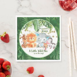 Servilleta De Papel A Little Wild One Is On the Way