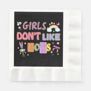 Servilleta De Papel A los chicas no les gustan los niños