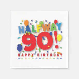 Servilleta De Papel ¡A medio camino a 90!