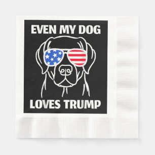 Servilleta De Papel A mi perro le encanta Trump