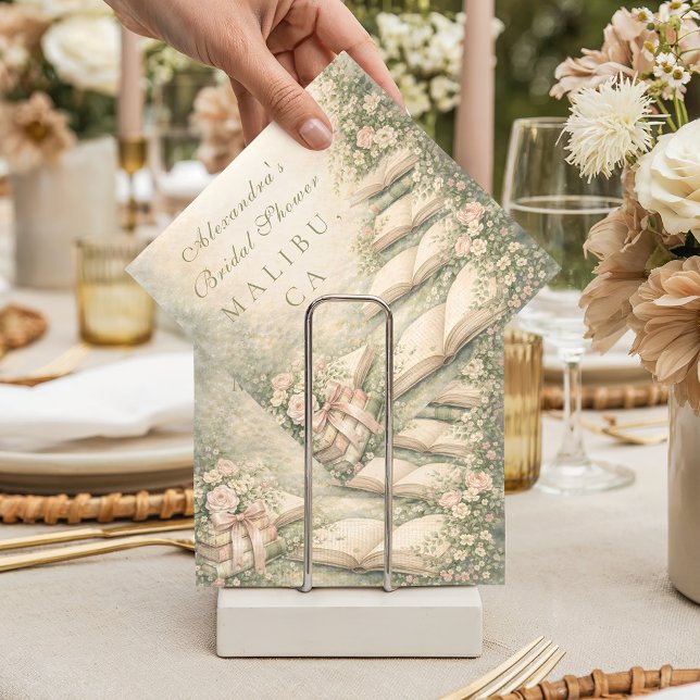 Servilleta De Papel A New Chapter Begins Bridal Shower (Subido por el creador)