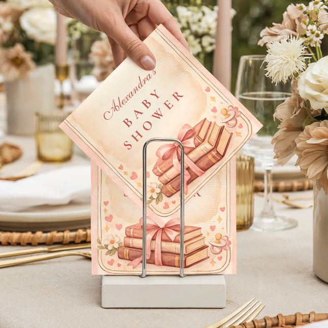 Servilleta De Papel A New Chapter Storybook Baby Shower (Subido por el creador)