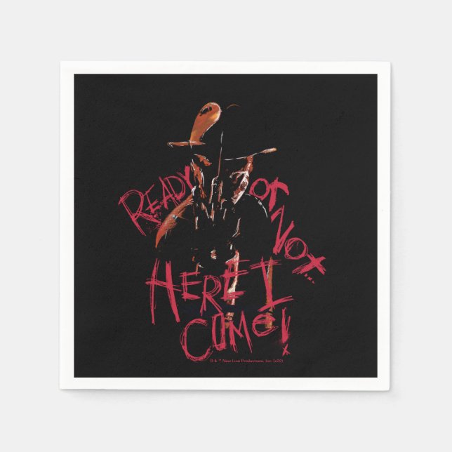 Servilleta De Papel A Nightmare on Elm Street | Ready or Not (Anverso)