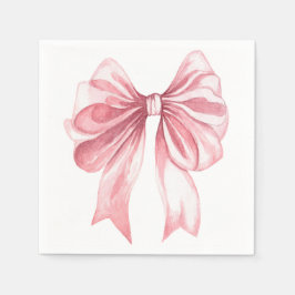 Servilleta De Papel A Tini Baby Girl Bow Napkin