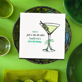 Servilleta De Papel A Tini Bit Older 21st Birthday Party