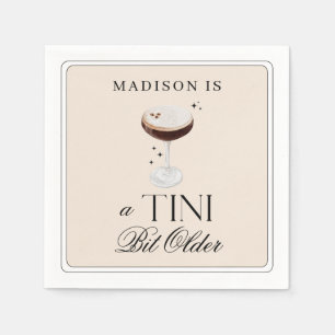 Servilleta De Papel a Tini bit Older Espresso Martini Cumpleaños