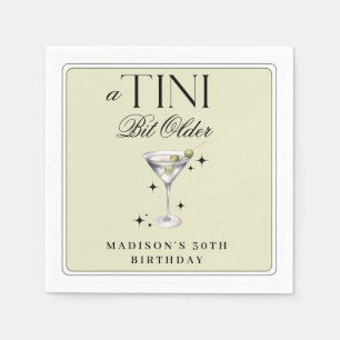 Servilleta De Papel a Tini bit Older Martini Olive Birday