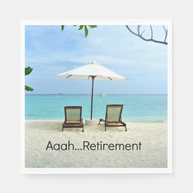 Servilleta De Papel Aaah... retiro (Anverso)